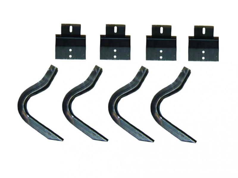 Load image into Gallery viewer, Lund 07-17 Toyota Tundra CrewMax EZ Running Board Mounting Bracket Kit - Brite
