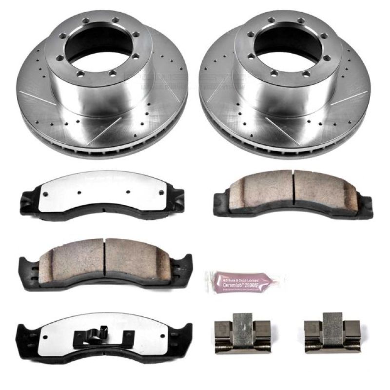 Load image into Gallery viewer, Power Stop 00-02 Ford E-450 Super Duty Rear Z36 Truck & Tow Brake Kit