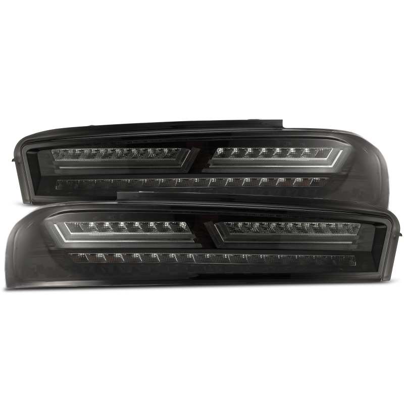 Load image into Gallery viewer, AlphaRex 16-18 Chevrolet Camaro PRO-Series LED Tail Lights Jet Black