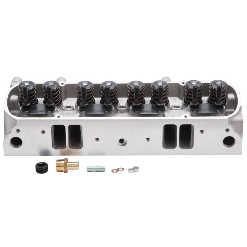 Load image into Gallery viewer, Edelbrock Cylinder Head Pontiac Performer D-Port 72cc Chambers for Hydraulic Roller Cam Complete