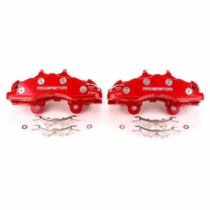 Load image into Gallery viewer, Power Stop 06-13 Chevrolet Corvette Front Red Calipers - Pair