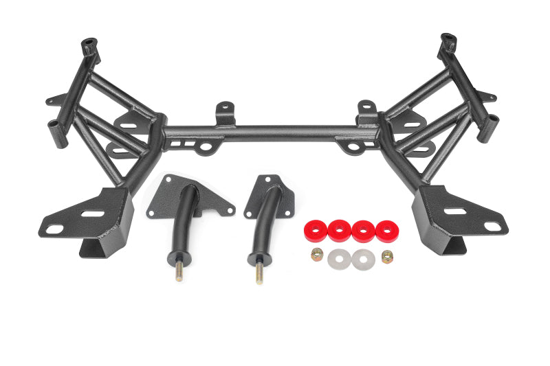 Load image into Gallery viewer, BMR 93-02 4th Gen F-Body K-Member LT1 Motor Mounts Standard Rack Mounts Black Hammertone