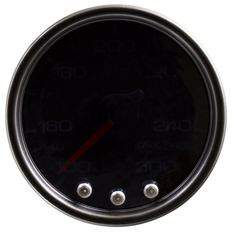 Load image into Gallery viewer, Autometer Spek-Pro Gauge Oil Temp 2 1/16in 300f Stepper Motor W/Peak & Warn Blk/Smoke/Blk