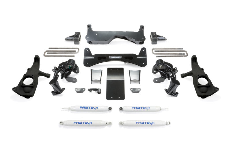 Load image into Gallery viewer, Fabtech 11-19 GM 2500HD 2WD/4WD 6in Rts Sys w/Perf Shks