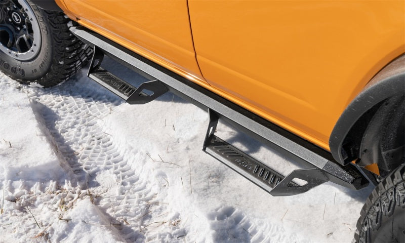 Load image into Gallery viewer, N-Fab 21-22 Ford Bronco 2 Door Predator PRO Step System - Wheel 2 Wheel - Tex. Black