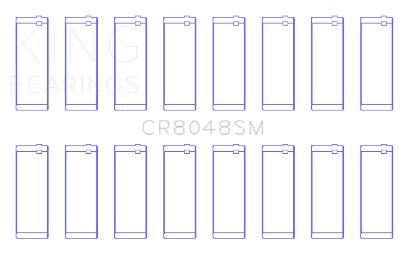 Load image into Gallery viewer, King Chrysler V8 / 5.7L / 6.1L / 6.4L Hemi Standard Rod Bearing Set (O/S Housing +.002in)