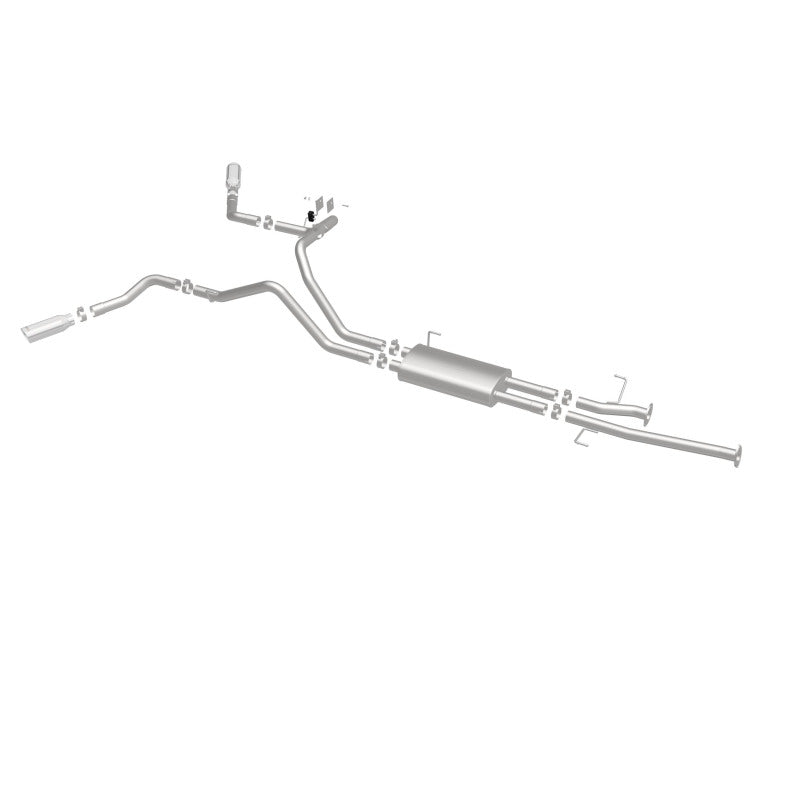 Load image into Gallery viewer, MagnaFlow Cat-Back 10-15 Toyota Tundra SC LB / CC SB 4.6L/5.7L V8 SS 2.5 Dual Split Rear 4in Tip