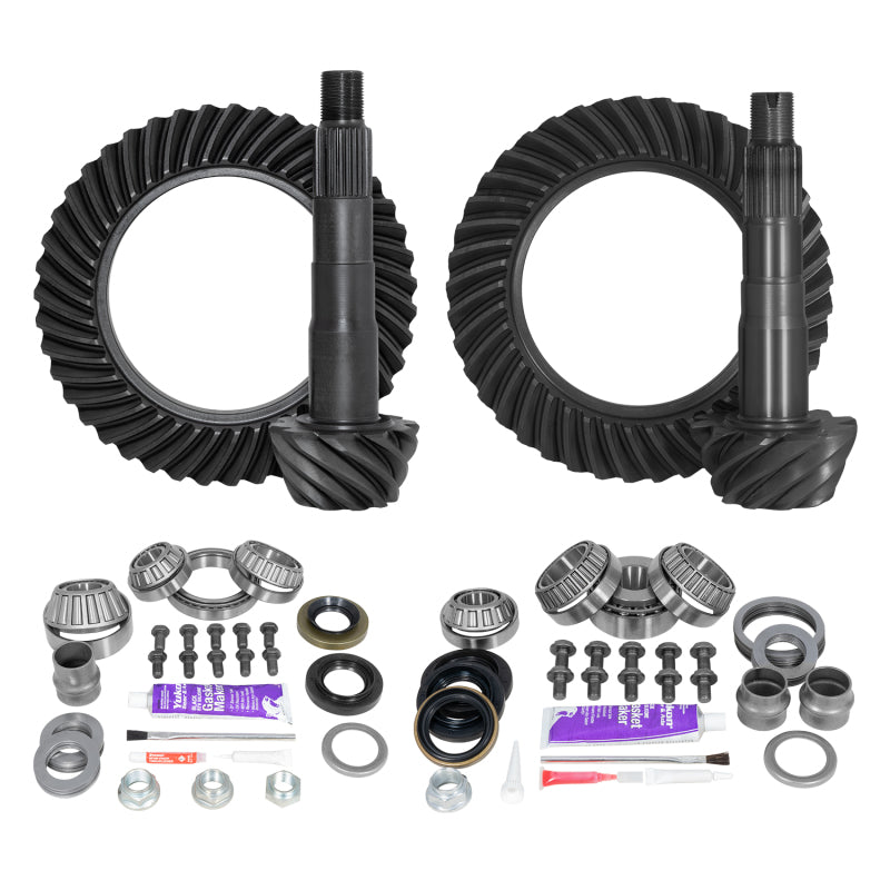 Load image into Gallery viewer, Yukon Gear Ring & Pinion Gear Kit Package Front & Rear with Install Kits - Toyota 8in/8inIFS