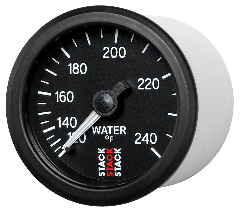 Load image into Gallery viewer, Autometer Stack 52mm 120-240 Deg F 1/2in Npt (M) Mechanical Water Temp Gauge - Black