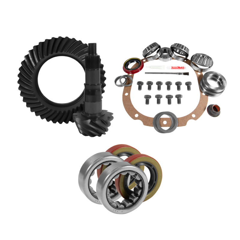 Load image into Gallery viewer, Yukon Gear 8.8in Ford 3.27 Rear Ring & Pinion Install Kit 2.25in OD Axle Bearings and Seals