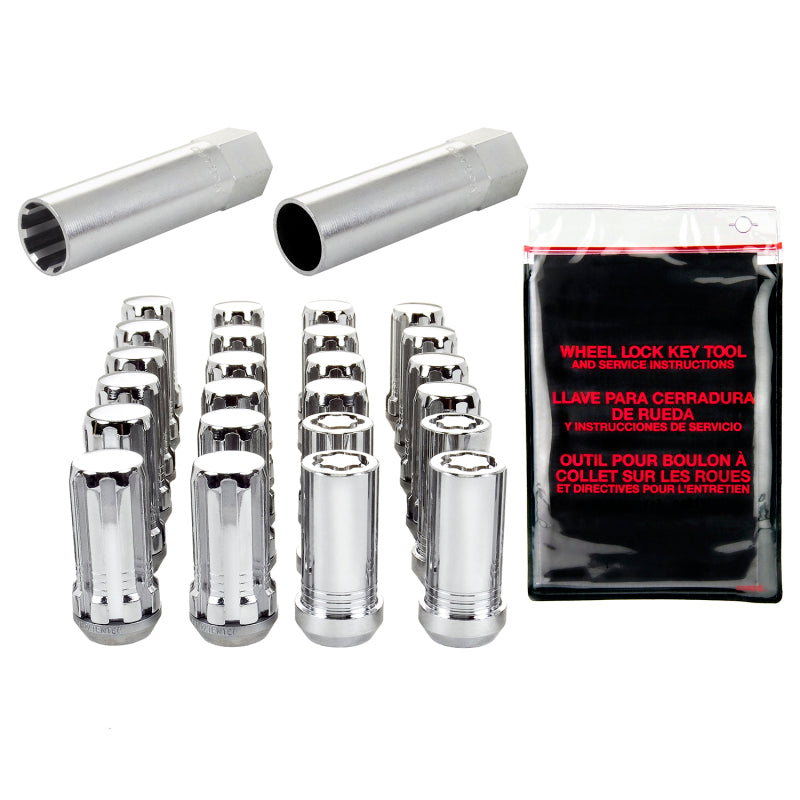 Load image into Gallery viewer, McGard SplineDrive Tuner 6 Lug Install Kit w/Locks & Tool (Cone) M14X1.5 / 1in. Hex - Chrome