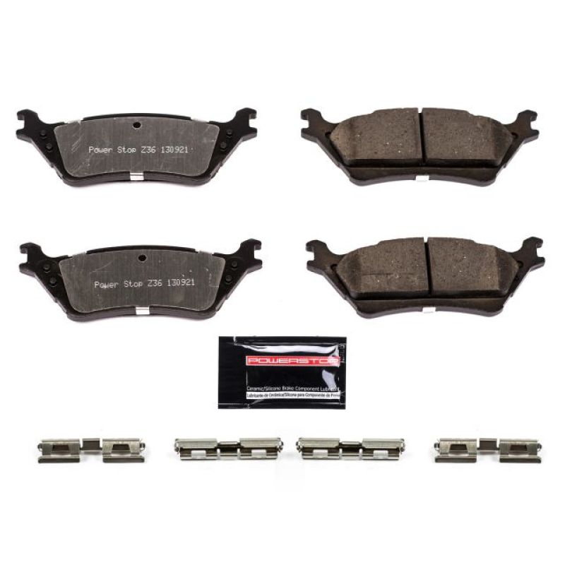 Load image into Gallery viewer, Power Stop 12-19 Ford F-150 Rear Z36 Truck & Tow Brake Pads w/Hardware