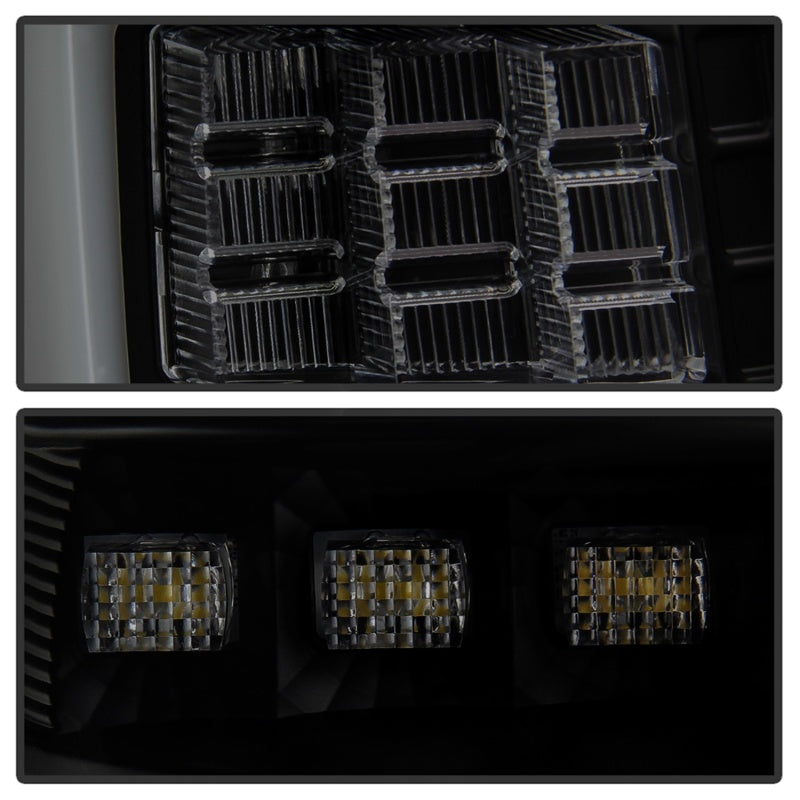 Load image into Gallery viewer, Spyder 99-04 Jeep Grand Cherokee - Light Bar Led Tail Lights - Black Smoke - ALT-YD-JGC99V3-BSM