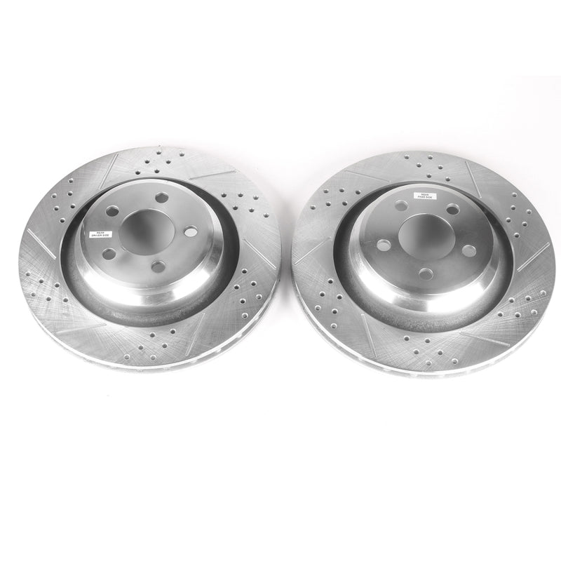 Load image into Gallery viewer, Power Stop 05-10 Chrysler 300 Rear Evolution Drilled & Slotted Rotors - Pair