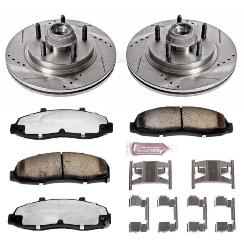 Load image into Gallery viewer, Power Stop 00-03 Ford F-150 Front Z36 Truck & Tow Brake Kit