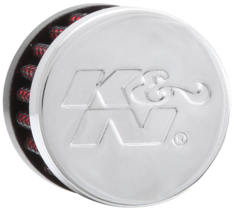 Load image into Gallery viewer, K&N Rubber Base Crankcase Vent Filter - 0.55in Flange ID 1.375in OD 1.125in Height