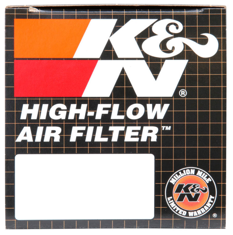 Load image into Gallery viewer, K&N Universal Rubber Filter Round Tapered 1-11/16 Flange 3.5in Base OD x 2in Top OD x 4in H