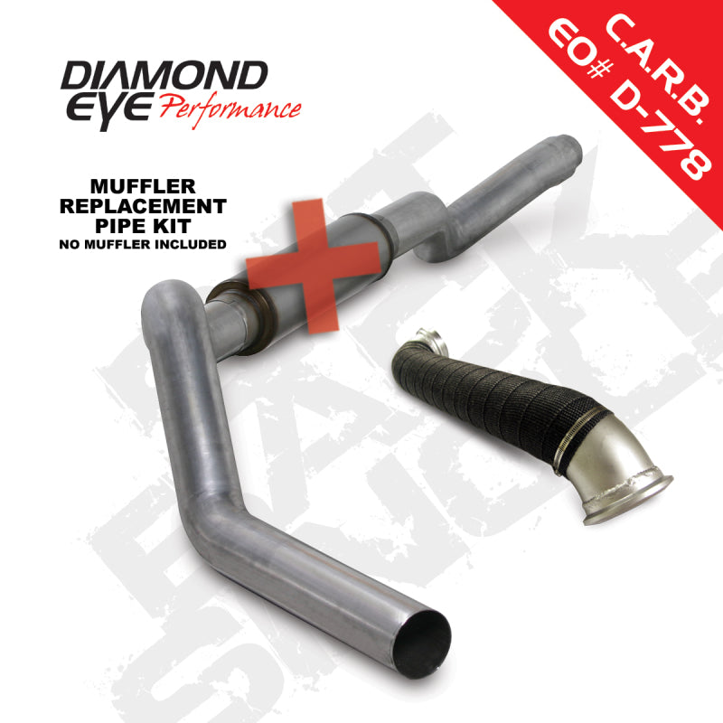 Load image into Gallery viewer, Diamond Eye KIT 5in Catback MRP Single w/ TDP AL 06-07 Chevy/GMC 6.6L Duramax 2500/3500