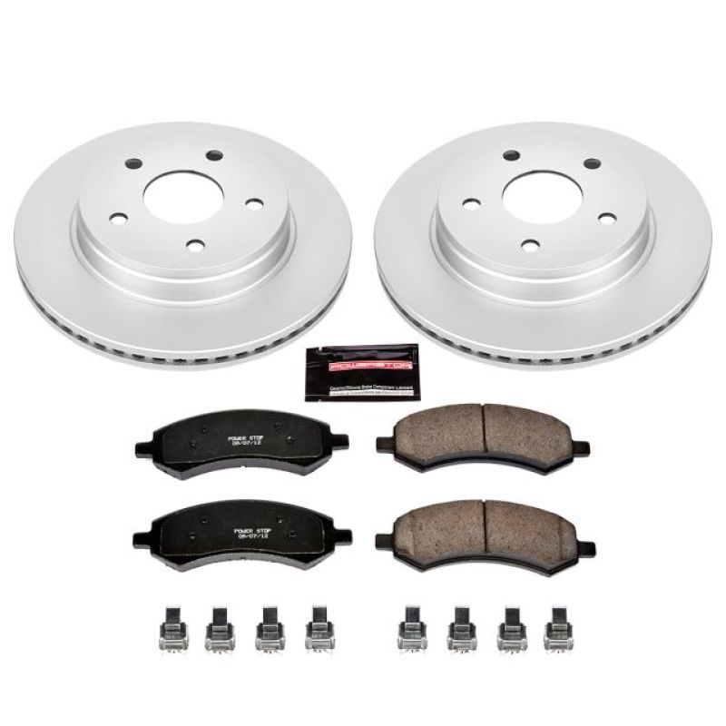 Load image into Gallery viewer, Power Stop 07-09 Chrysler Aspen Front Z17 Evolution Geomet Coated Brake Kit
