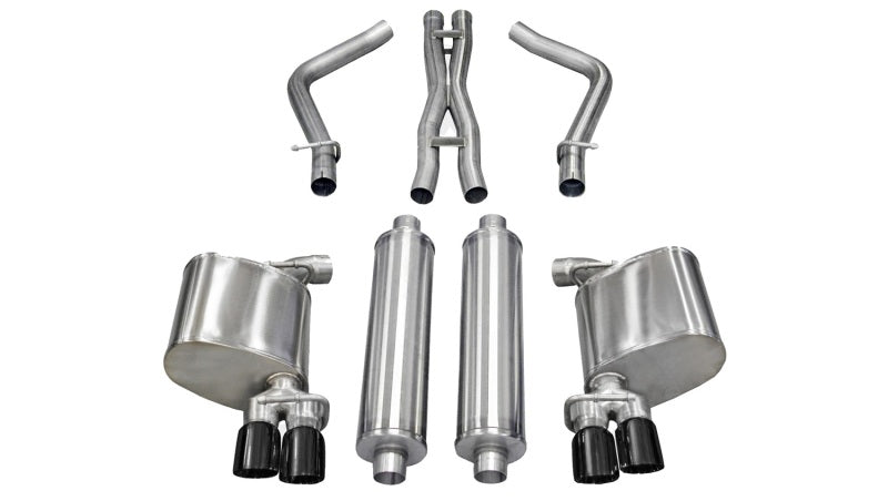 Load image into Gallery viewer, Corsa 11-14 Dodge Charger R/T 5.7L V8 Black Sport Cat-Back Exhaust