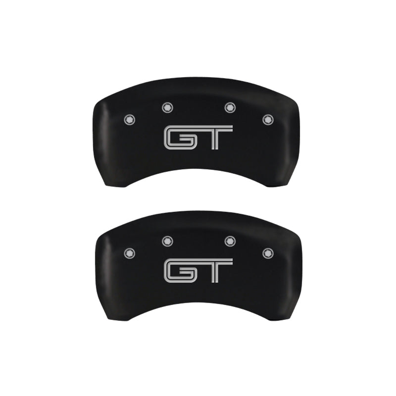 Load image into Gallery viewer, MGP Rear set 2 Caliper Covers Engraved Rear GT Red finish silver ch