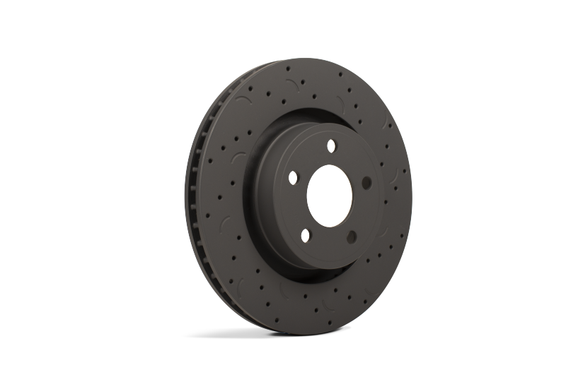 Load image into Gallery viewer, Hawk Talon 2007 Cadillac Escalade Drilled and Slotted Front Brake Rotor Set