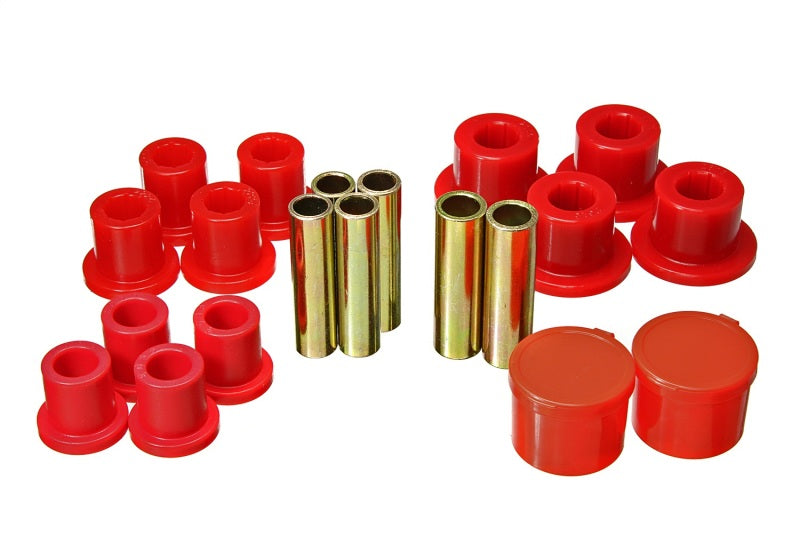 Load image into Gallery viewer, Energy Suspension 98-11 Ford Ranger 2/4WD Rear Leaf Spring Bushing Set - Red