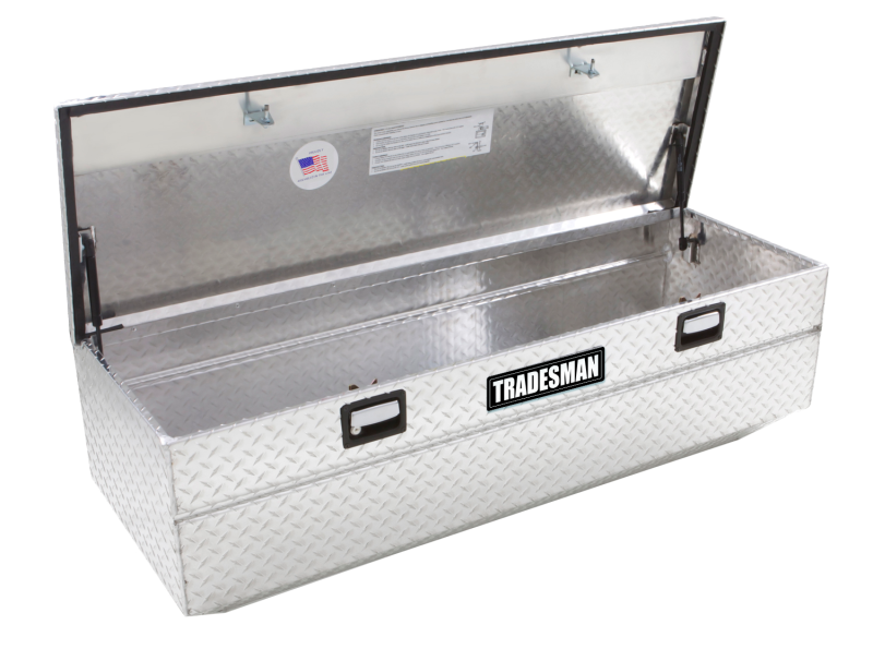 Load image into Gallery viewer, Tradesman Aluminum Flush Mount Truck Tool Box (56in.) - Brite