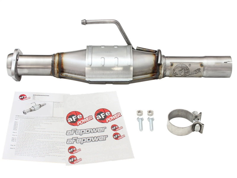 Load image into Gallery viewer, aFe Power Direct Fit Catalytic Converter Replacements Rear 04-06 Jeep Wrangler (TJ/LJ) I6-4.0L