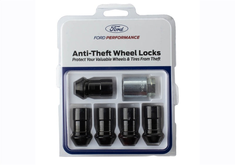 Load image into Gallery viewer, Ford Racing 2023+ Ford Bronco Raptor M14 x 1.5 Black Security Lug Nut Kit - Set of 5
