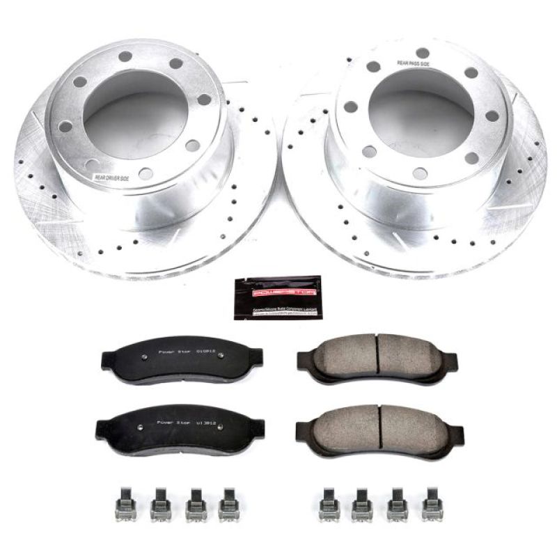 Load image into Gallery viewer, Power Stop 05-07 Ford F-250 Super Duty Rear Z23 Evolution Sport Brake Kit