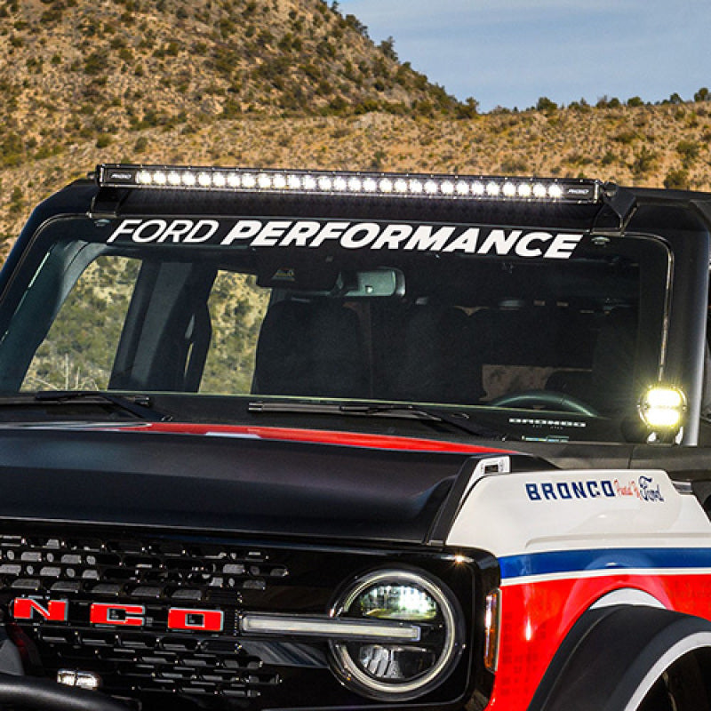 Load image into Gallery viewer, Ford Racing Ford Performance Bronco Windshield Banner - White