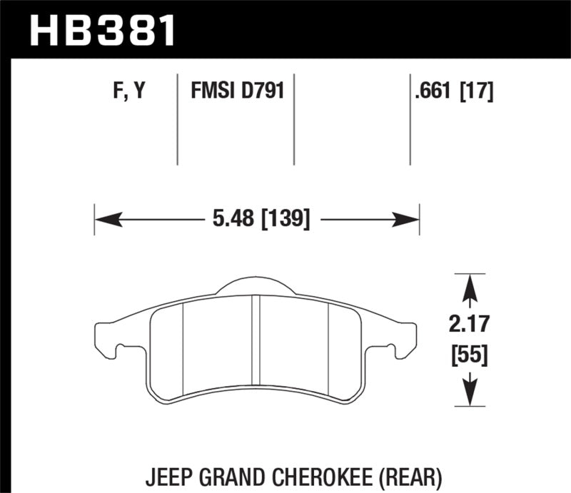 Load image into Gallery viewer, Hawk 99-04 Jeep Grand Cherokee LTS Street Rear Brake Pads