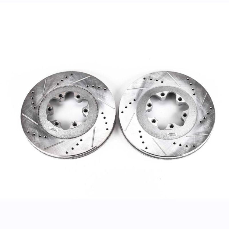 Load image into Gallery viewer, Power Stop 09-12 Chevrolet Colorado Front Evolution Drilled & Slotted Rotors - Pair