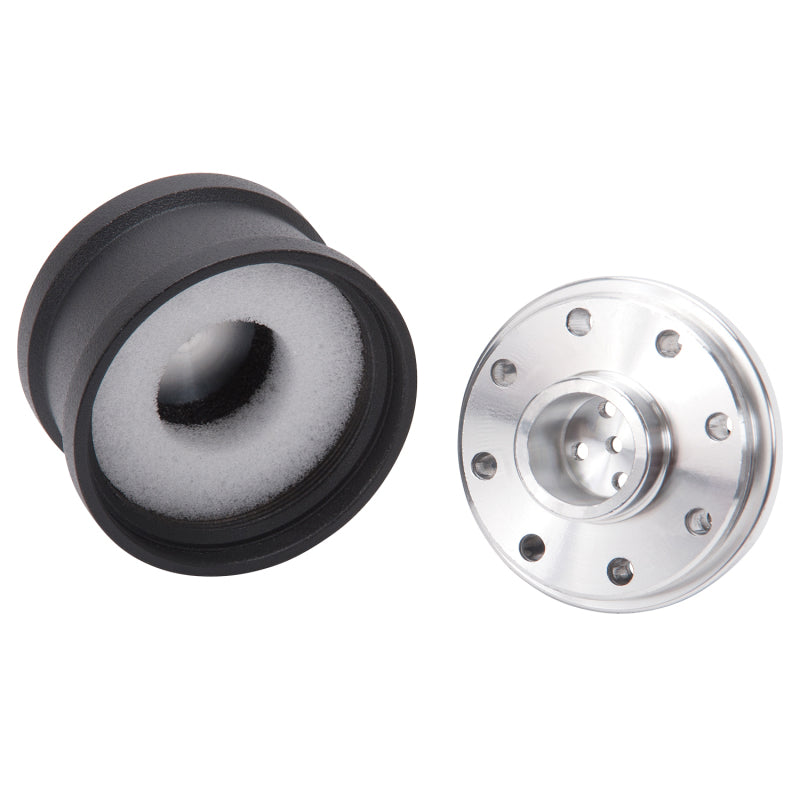 Load image into Gallery viewer, Edelbrock Billet Aluminum Breather w/ Black Powder Coat Finish