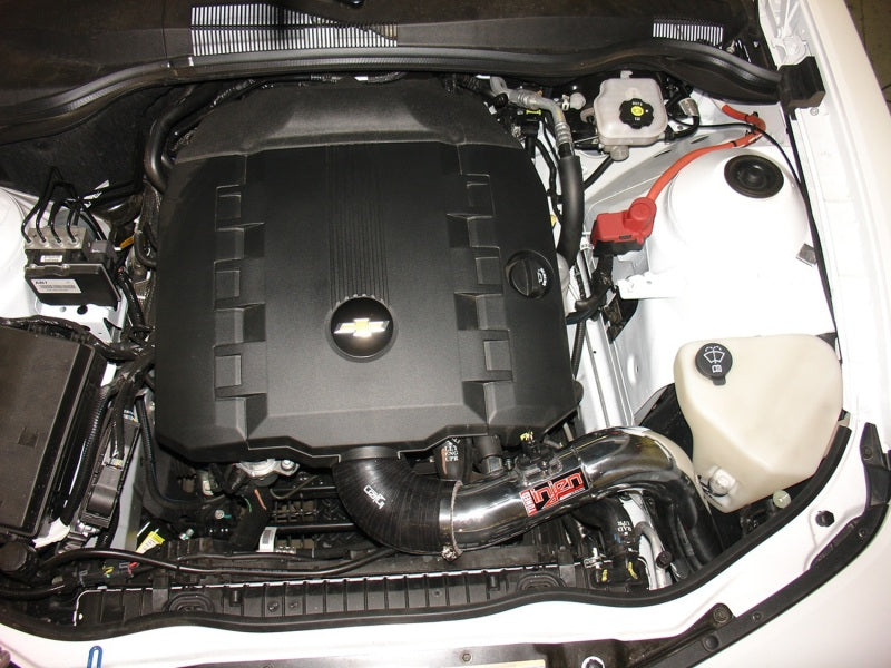 Load image into Gallery viewer, Injen 12-14 Chev Camaro SRI 3.6L V6 Wrinkle Black Short Ram Pwr-Flow Intake Sys w/MR Tech&Air Fusion