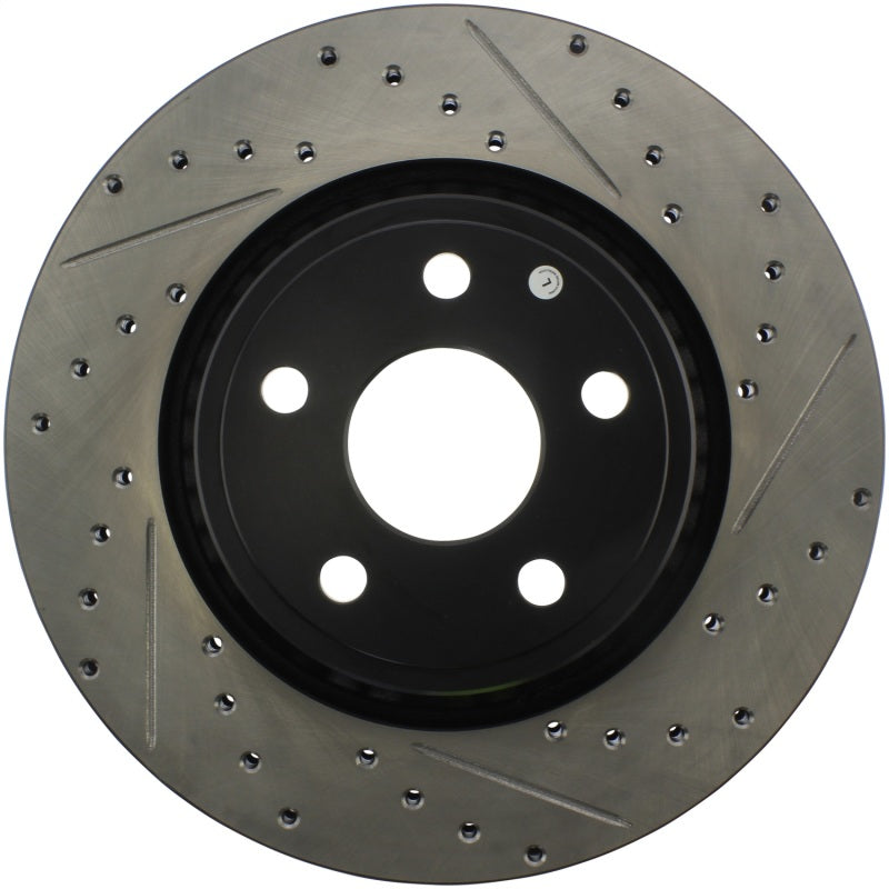 Load image into Gallery viewer, StopTech 11-12 Dodge Durango Sport Drilled & Slotted Front Driver-Side Brake Rotor