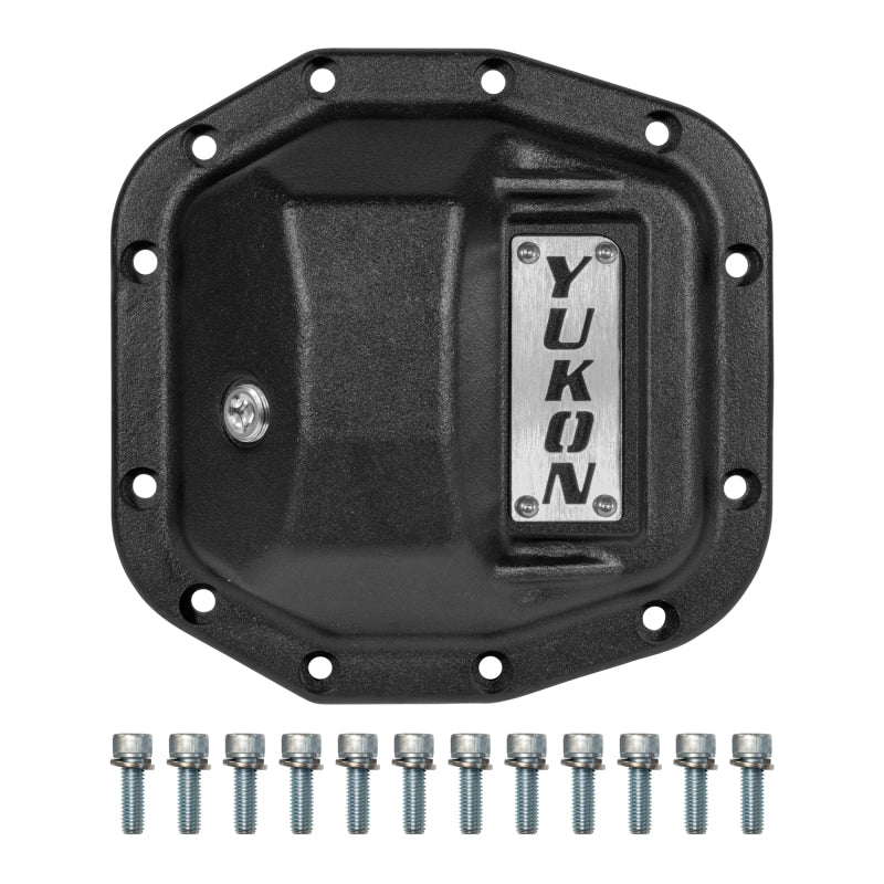 Load image into Gallery viewer, Yukon Gear Hardcore Nodular Iron Cover for 2018 Jeep Wrangler JL Front Dana 30