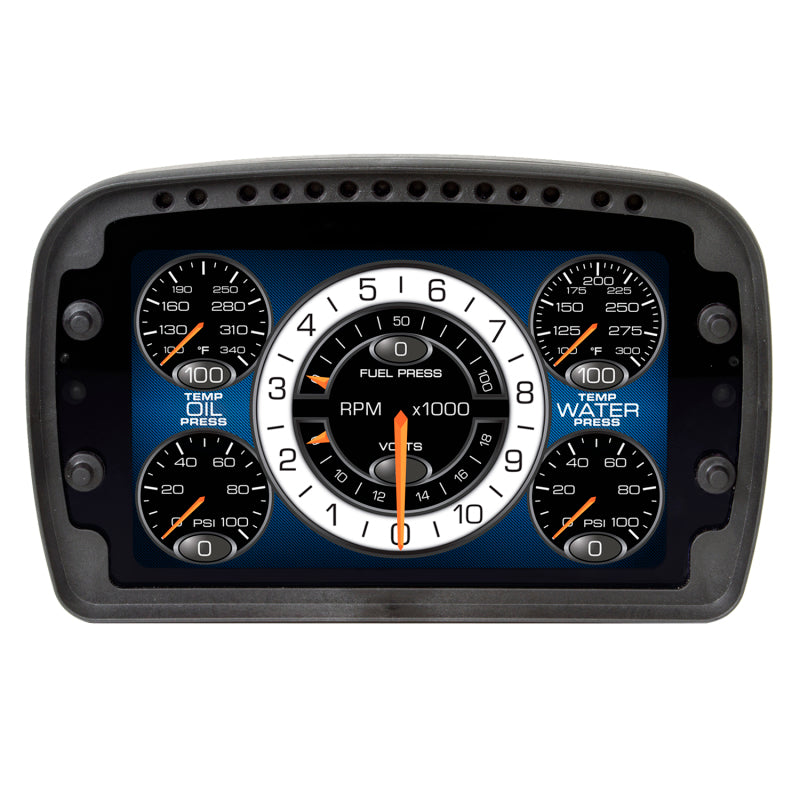 Load image into Gallery viewer, Autometer Racing Instrument Display Color LCD Including Shift and Alarm Lights Datalogging CD7