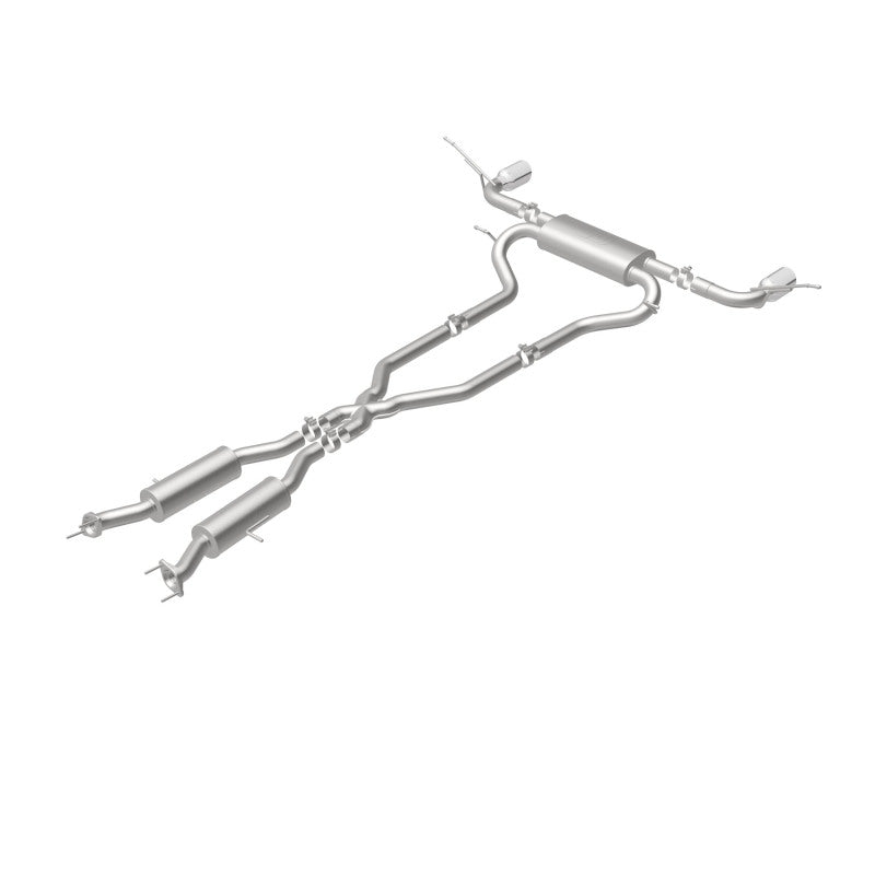 Load image into Gallery viewer, MagnaFlow Cat-Back SS 2.5in Dual Split Rear 4in Black Tip 11-16 Jeep Grand Cherokee 5.7L V8/3.6L V6