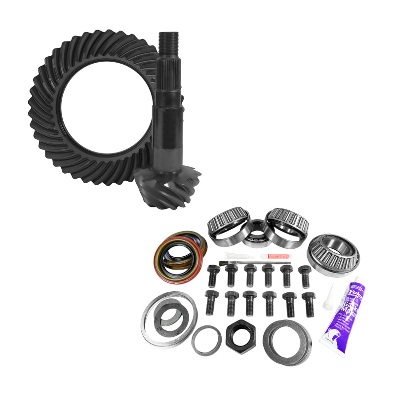 Load image into Gallery viewer, Yukon Gear 11.25in Dana 80 4.11 Rear Ring & Pinion Install Kit 4.375in OD Head Bearing