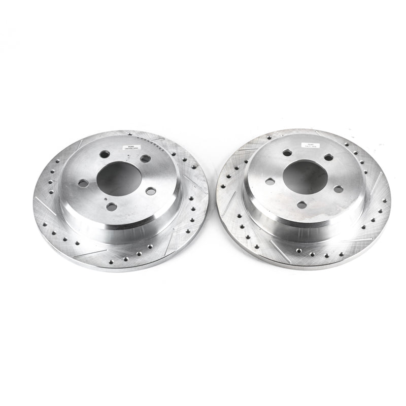 Load image into Gallery viewer, Power Stop 95-01 Ford Explorer Rear Evolution Drilled & Slotted Rotors - Pair