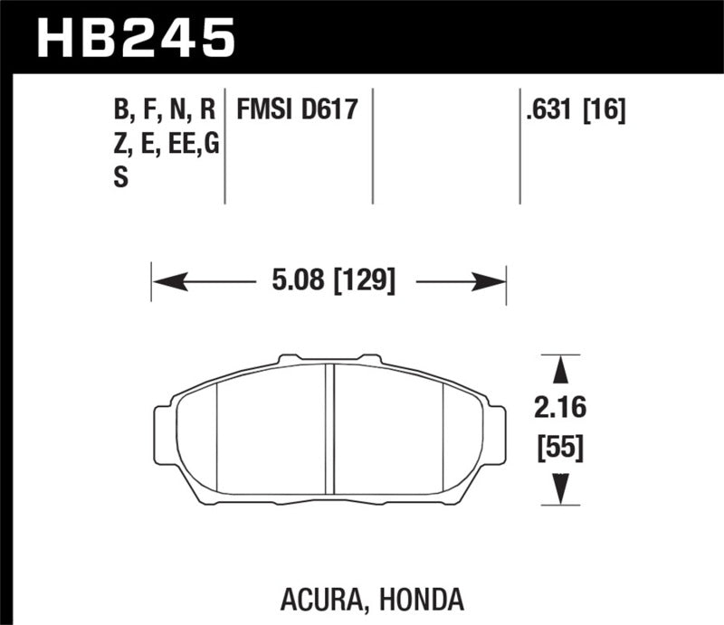 Load image into Gallery viewer, Hawk Performance ER-1 Motorsport Brake Pads