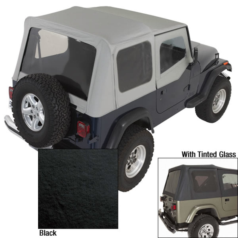 Load image into Gallery viewer, Rugged Ridge S-Top Door Skins Black Tinted Windows 88-95 Jeep Wrangler YJ