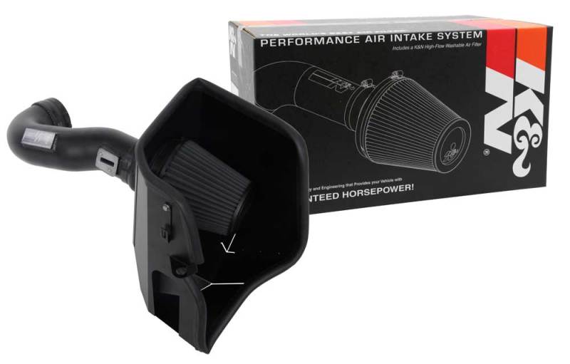 Load image into Gallery viewer, K&N 2019 Chevrolet Silverado 1500 5.3L V8 Black Performance Intake Kit