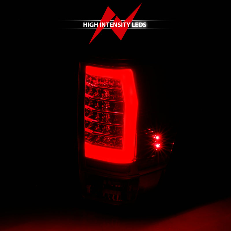 Load image into Gallery viewer, ANZO 04-15 Nissan Titan Full LED Taillights Chrome Housing Red/Clear Lens