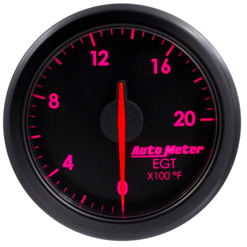 Load image into Gallery viewer, Autometer Airdrive 2-1/16in EGT Gauge 0-2000 Degrees F - Black