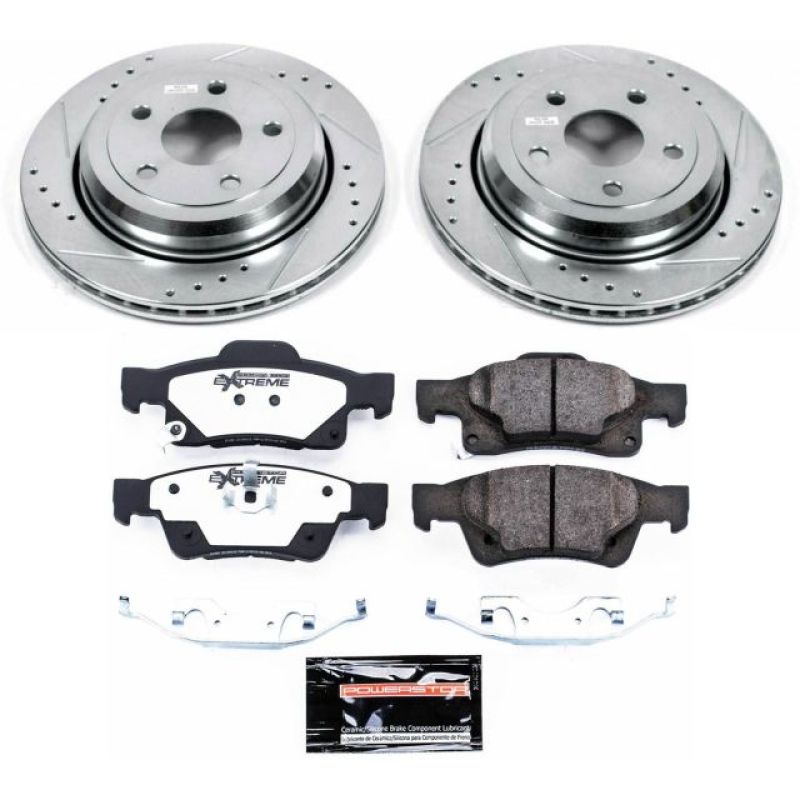 Load image into Gallery viewer, Power Stop 11-19 Dodge Durango Rear Z36 Truck & Tow Brake Kit