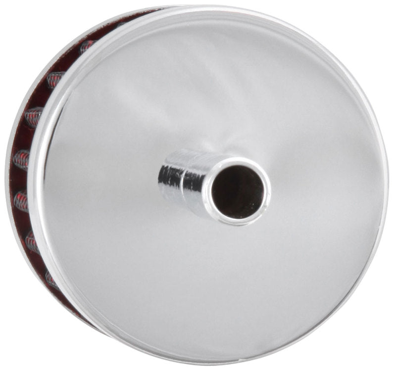 Load image into Gallery viewer, K&N Steel Base Crankcase Vent Filter 3/8in OD Tube 2in OD 1-1/2in Height