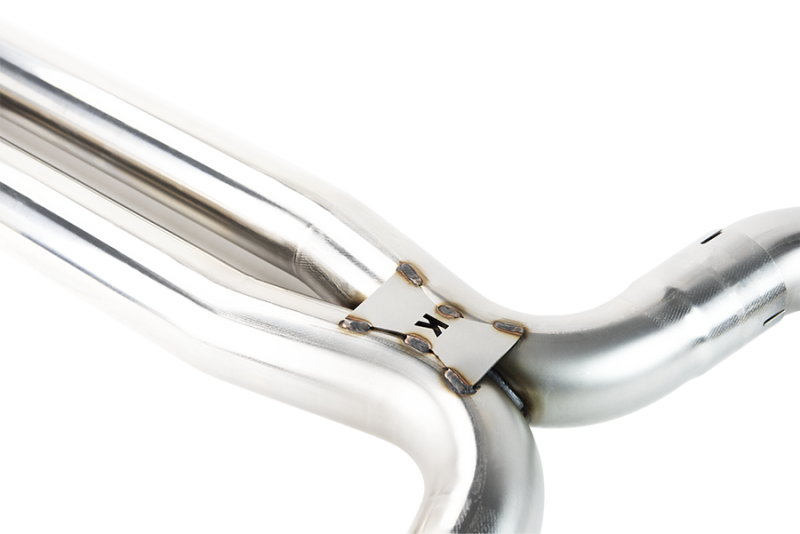 Load image into Gallery viewer, Kooks 2015+ Ford Mustang GT350 5.2L 3in x 2-3/4in Cat SS X-Pipe Kooks HDR Req